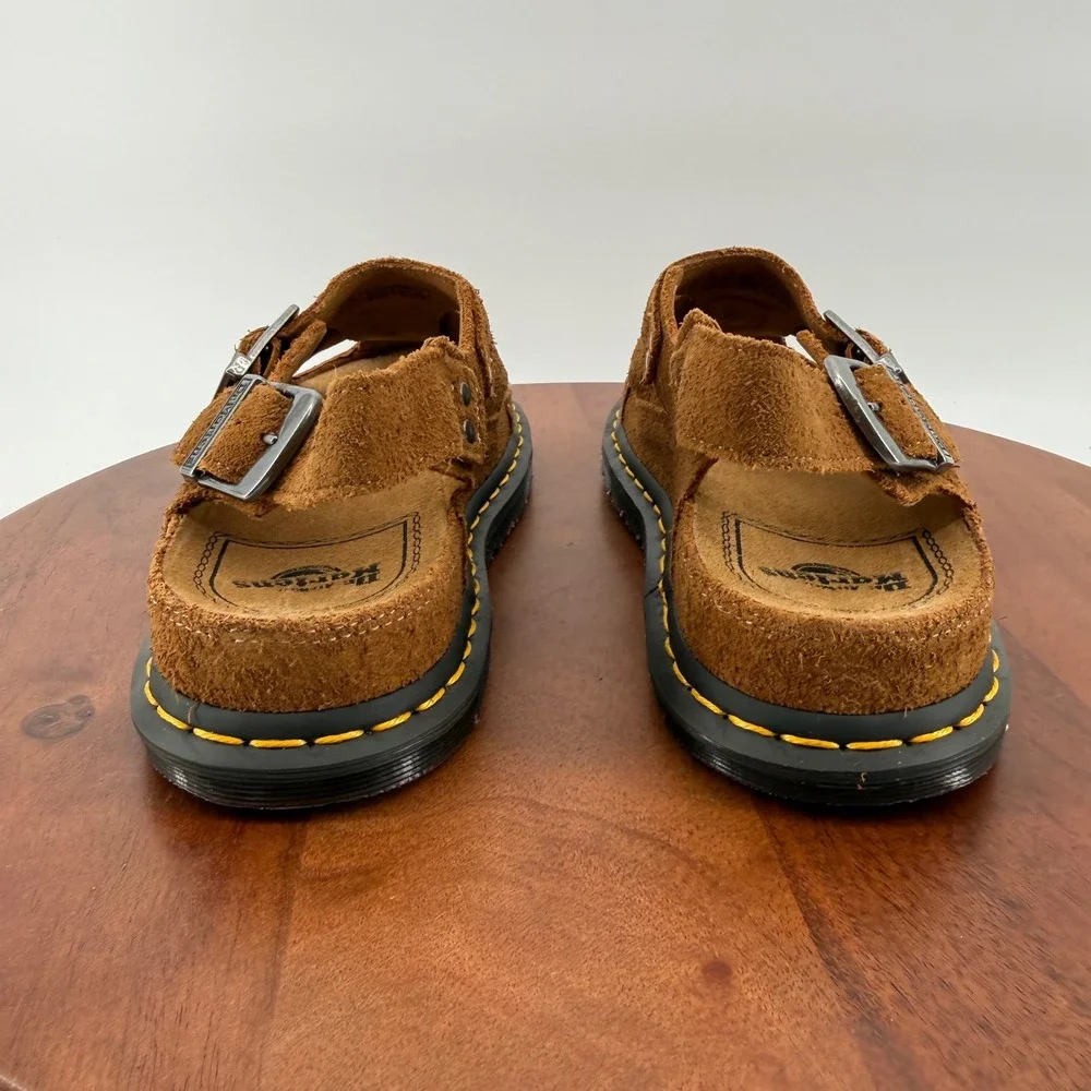 Dr. Martens Archive Fisherman Sandal  Natural‎ Tan Plush Suede Mens 8/Womens 9